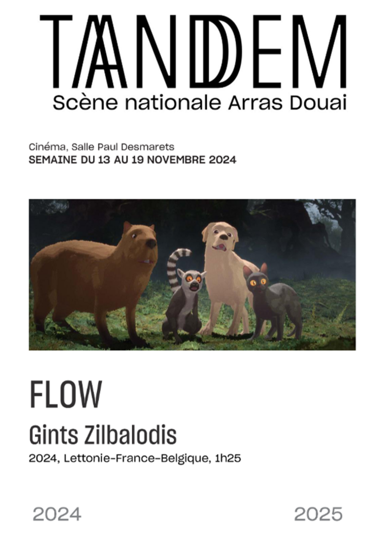 Tandem - Fiche film : Flow, le chat qui n’avait plus peur de l’eau