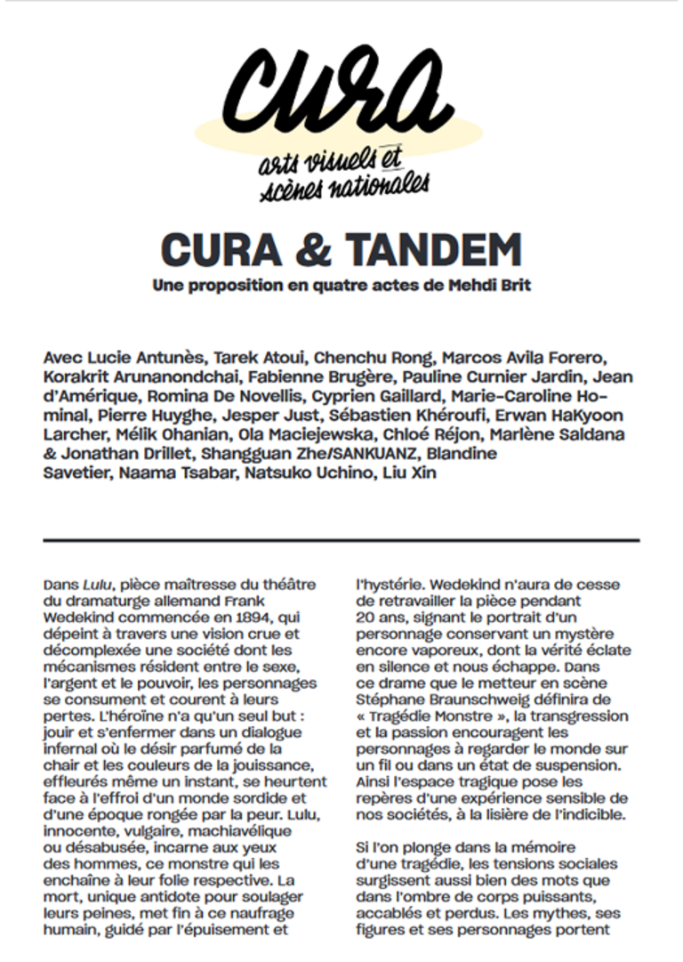 Tandem - CURA - Présentation du projet